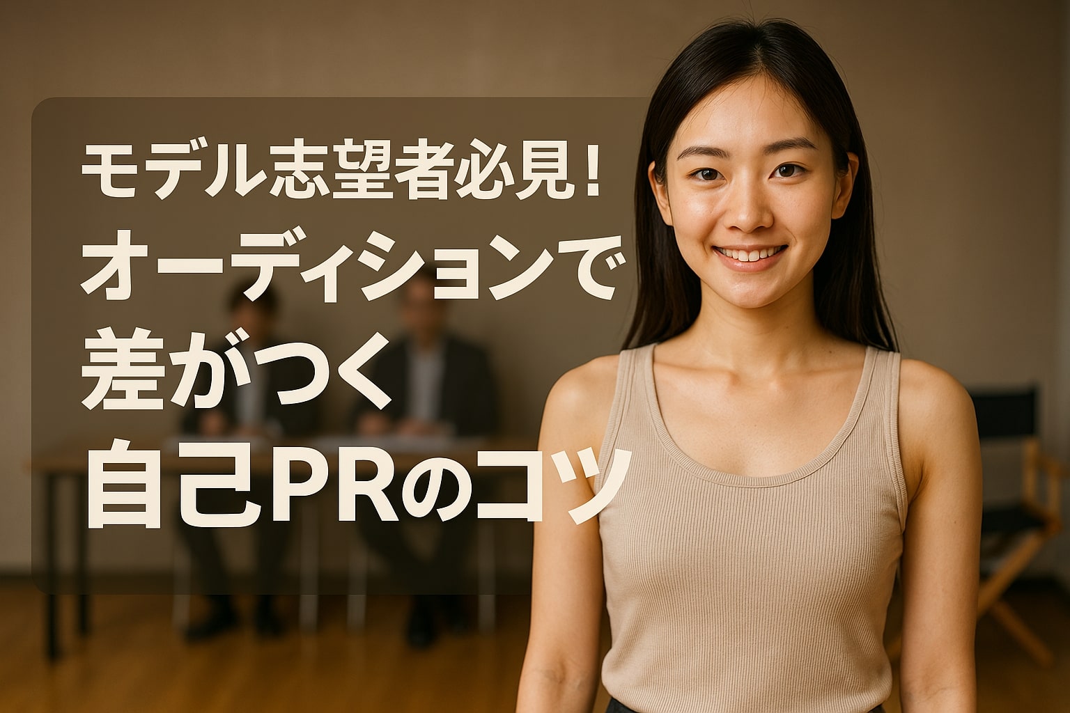 モデル志望者必見!オーディションで差がつく自己PRのコツ モデル志望者必見!オーディションで差がつく自己PRのコツ